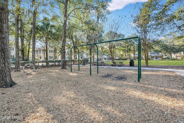 surrounding community with a playground