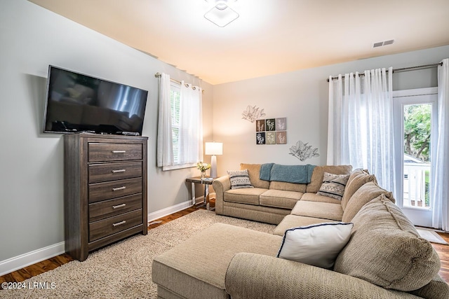 15 Carter Oaks Dr, Beaufort, SC 29907 - living room with hardwood / wood-style floors