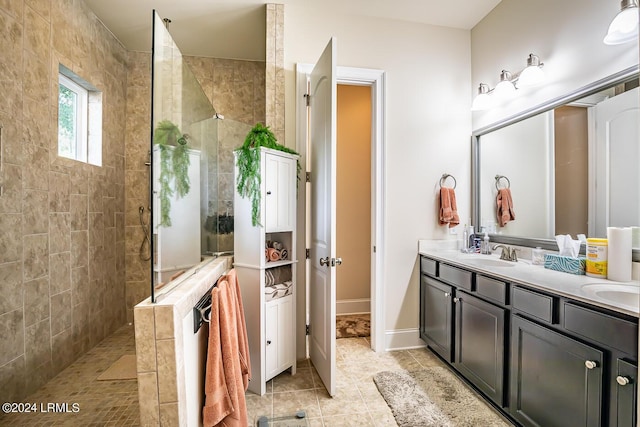 15 Carter Oaks Dr, Beaufort, SC 29907 - bathroom with vanity and a tile shower