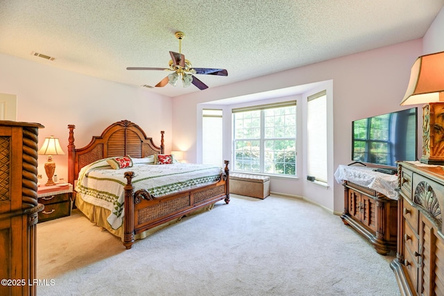 21 Raven Glass Ln, Bluffton, SC 29909 - bedroom featuring carpet flooring, ceiling fan, a textured ceiling, and baseboards