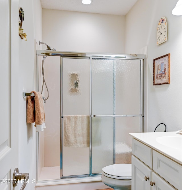 21 Raven Glass Ln, Bluffton, SC 29909 - full bathroom with a stall shower, vanity, and toilet