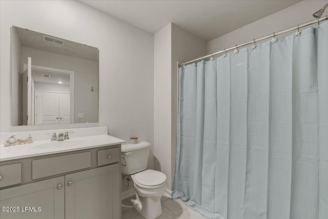 86 Slater St, Bluffton, SC 29909 - full bath with vanity, tile patterned floors, and a shower with curtain