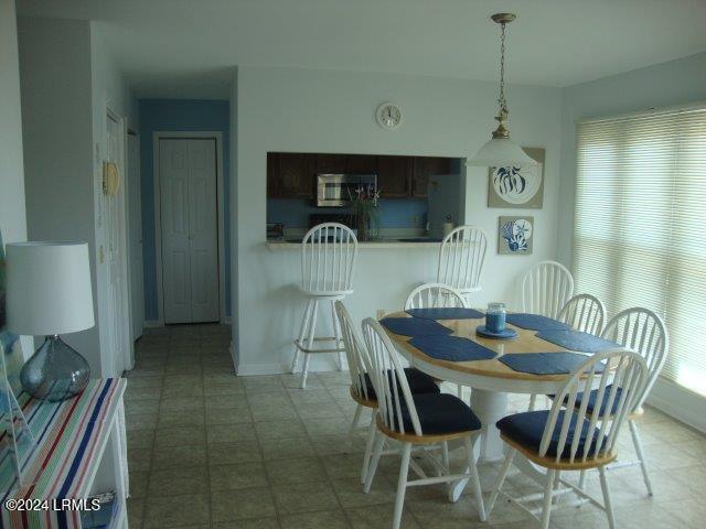 view of dining space