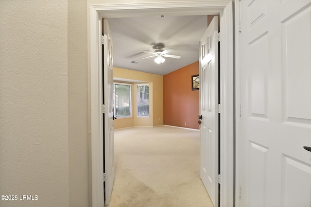 22 Purry Cir, Bluffton, SC 29909 - hall with light colored carpet and lofted ceiling