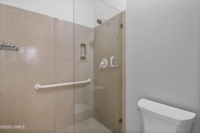 22 Purry Cir, Bluffton, SC 29909 - bathroom featuring a stall shower and toilet