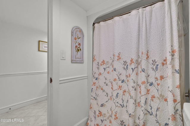 bathroom featuring tile patterned floors