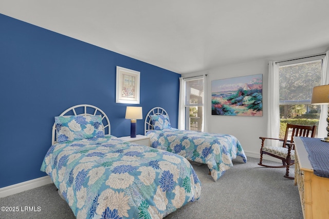 bedroom featuring carpet floors