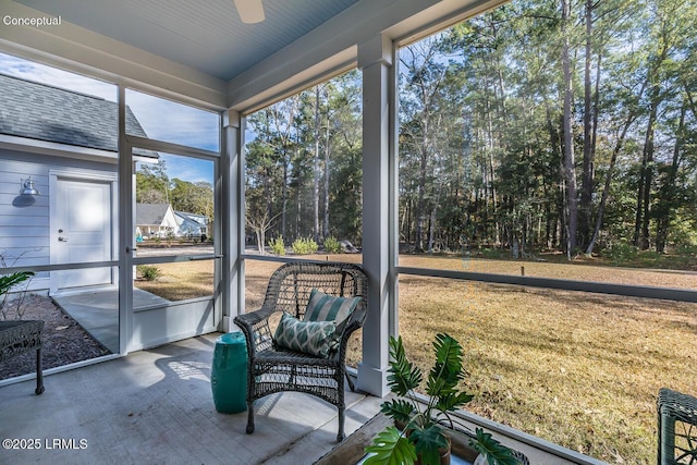 32 Faculty Dr, Beaufort, SC 29907 - unfurnished sunroom featuring a healthy amount of sunlight