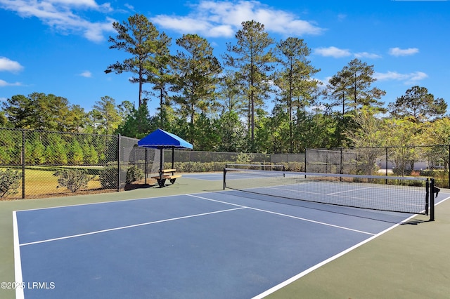 view of sport court