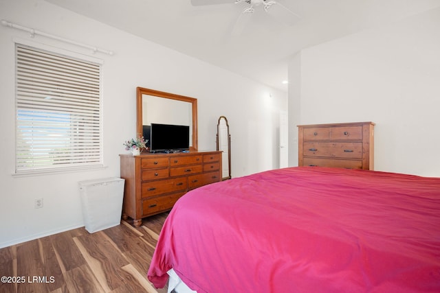 355 Hampton Pl, Bluffton, SC 29909 - bedroom with wood finished floors, baseboards, and a ceiling fan