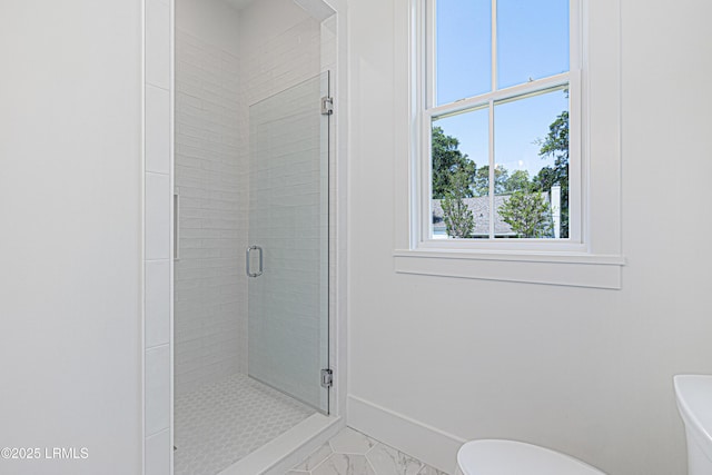 420 Waight St, Beaufort, SC 29902 - bathroom with a stall shower and toilet