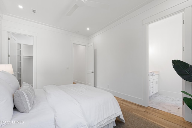 420 Waight St, Beaufort, SC 29902 - bedroom with recessed lighting and a ceiling fan