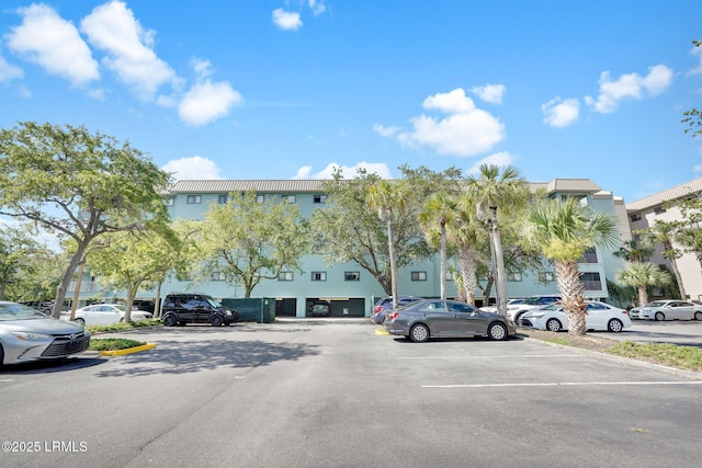 view of vehicle parking