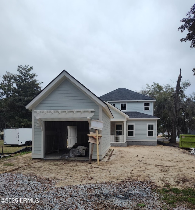 view of rear view of house