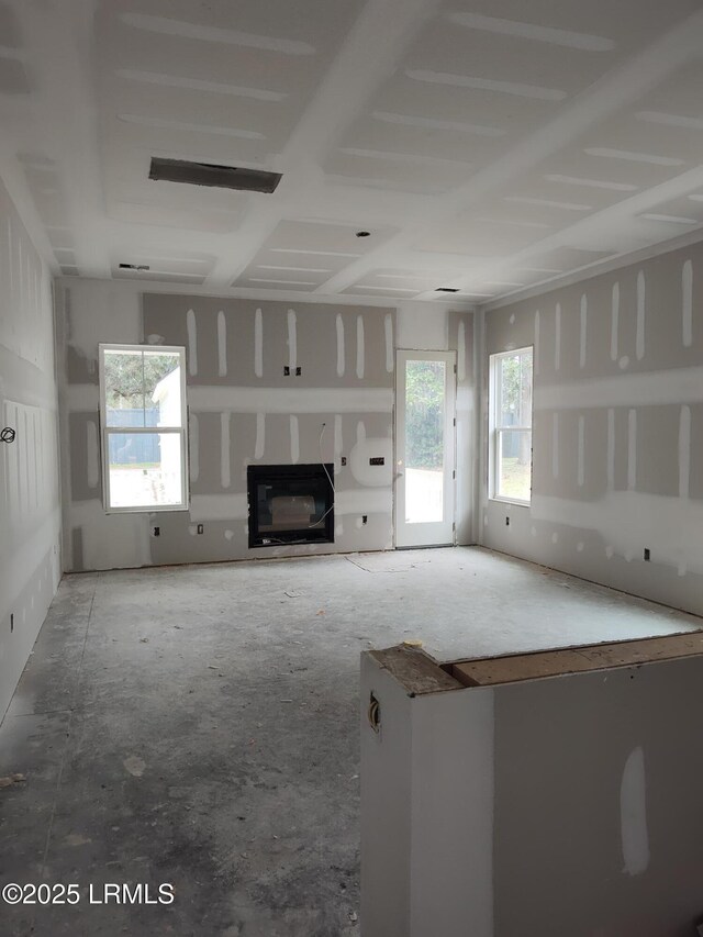 view of unfurnished living room