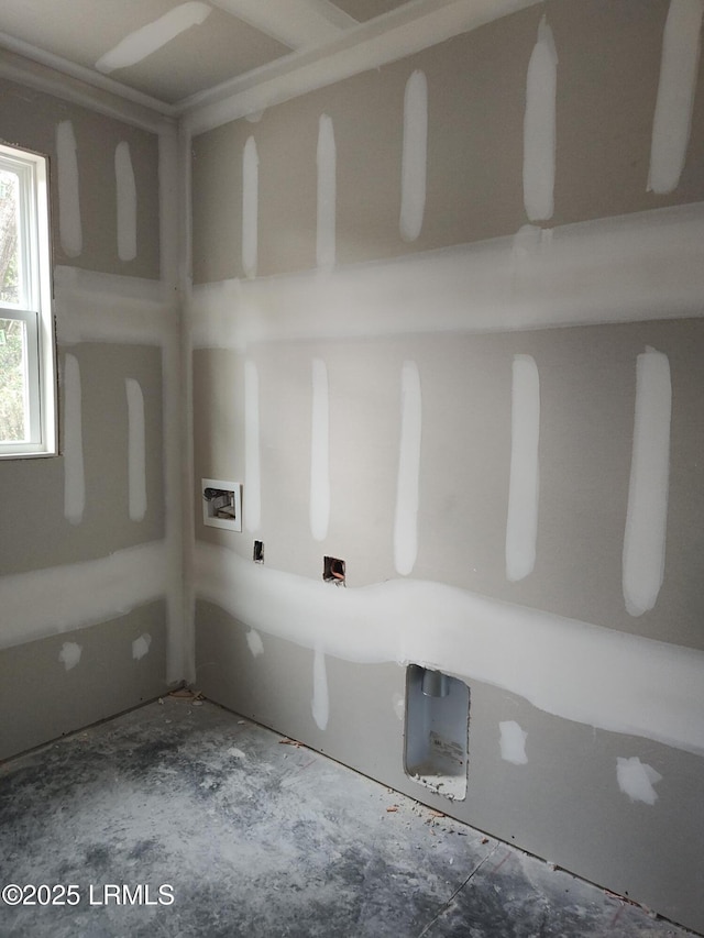 laundry room with hookup for a washing machine