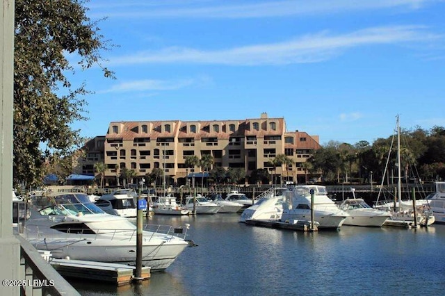13 Harbourside Ln Unit 7155, Hilton Head Island, SC 29928 - dock with a water view