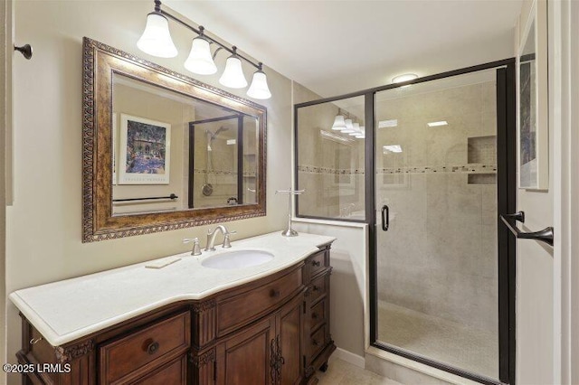 13 Harbourside Ln Unit 7155, Hilton Head Island, SC 29928 - bathroom with vanity and a stall shower