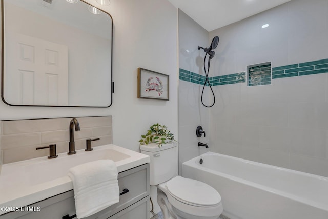 3001 N St, Beaufort, SC 29902 - full bath with vanity, toilet, and bathtub / shower combination