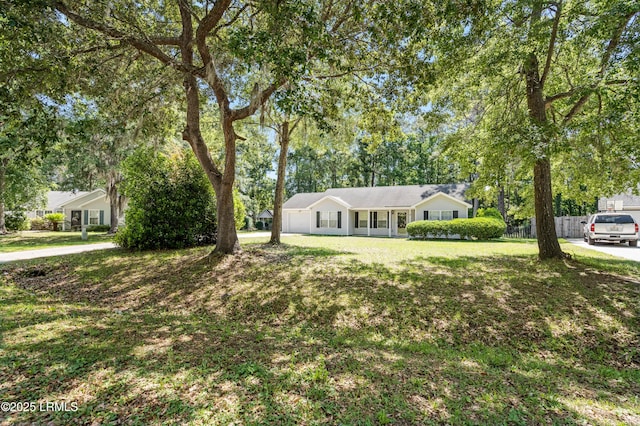 16 Star Magnolia Ct, Beaufort, SC 29907 - view of single story home