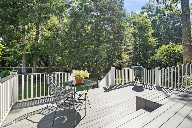 105 Bartram Dr, Beaufort, SC 29902 - deck featuring a fenced backyard