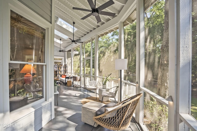 105 Bartram Dr, Beaufort, SC 29902 - sunroom with a ceiling fan