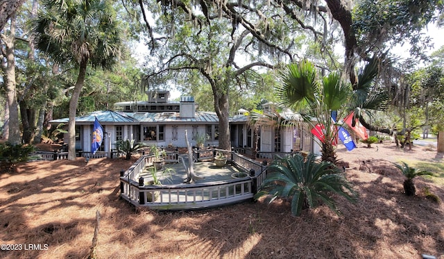 view of back of property