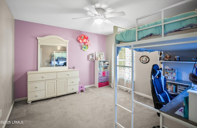 31 Shadow Moss Dr, Beaufort, SC 29906 - carpeted bedroom with baseboards and a ceiling fan