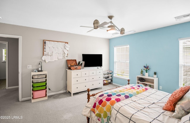31 Shadow Moss Dr, Beaufort, SC 29906 - bedroom with light colored carpet, baseboards, and visible vents