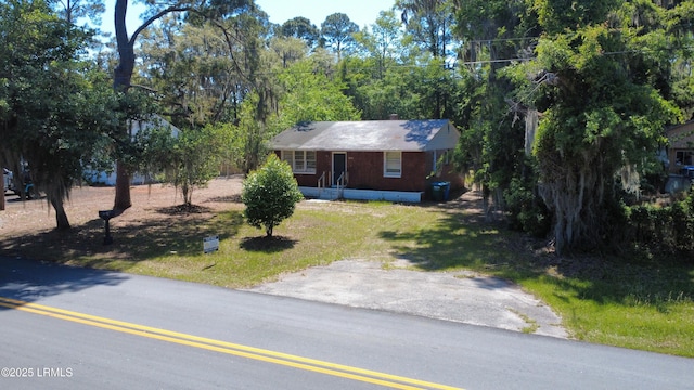 view of front of home