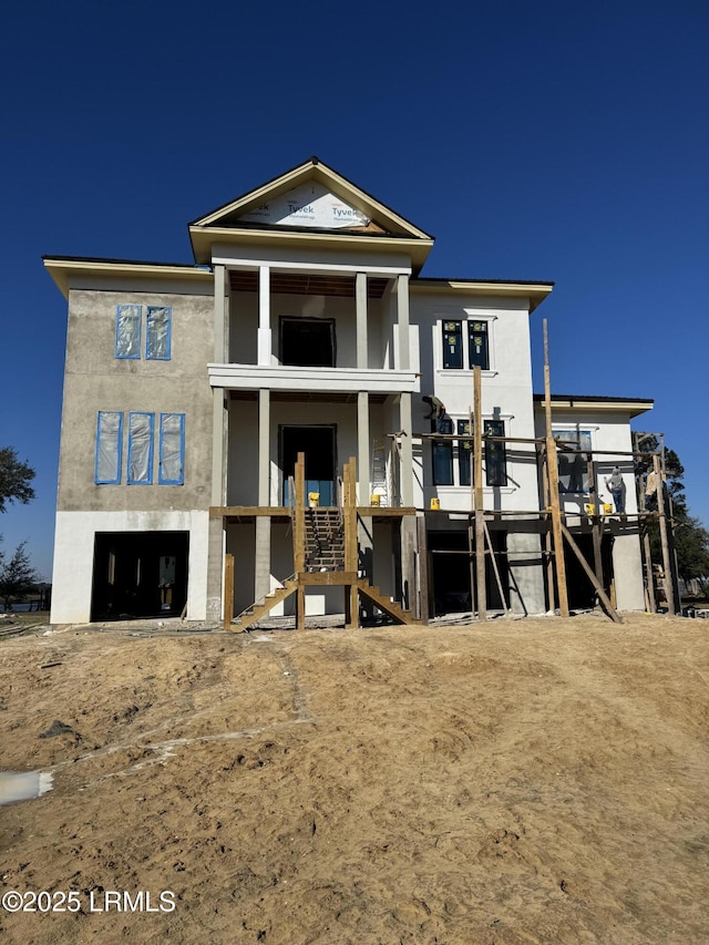 view of back of property