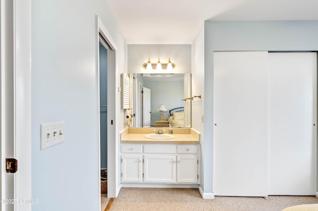 ensuite bathroom with vanity
