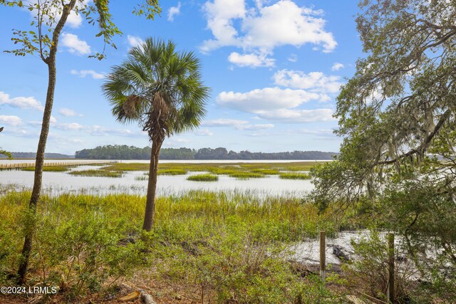 water view featuring a rural view