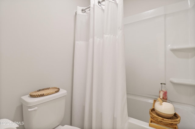 17 Marlowe Way Unit 1, Bluffton, SC 29910 - full bathroom with toilet and shower / bathtub combination with curtain