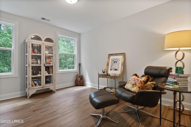 17 Marlowe Way Unit 1, Bluffton, SC 29910 - living area with wood finished floors and baseboards