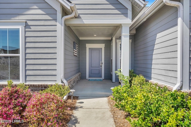 view of entrance to property