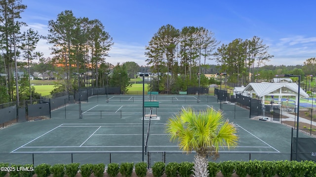 782 Azalea Dr, Hardeeville, SC 29927 - view of tennis court