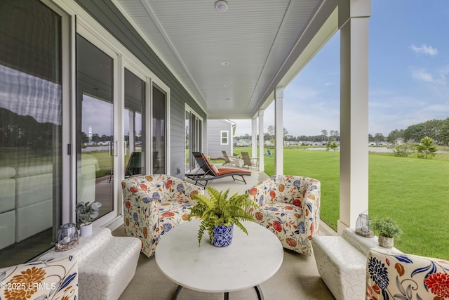 782 Azalea Dr, Hardeeville, SC 29927 - covered porch with a lawn