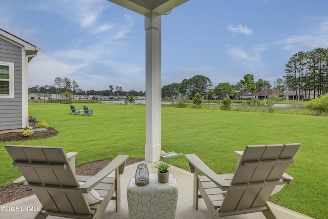 782 Azalea Dr, Hardeeville, SC 29927 - view of patio / terrace with a water view