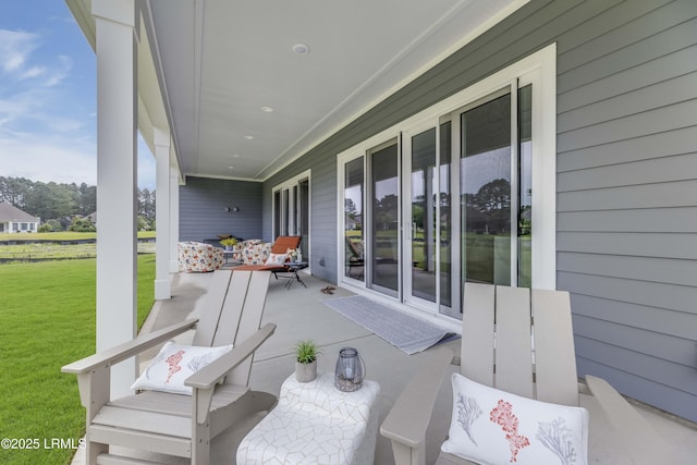 782 Azalea Dr, Hardeeville, SC 29927 - porch with a lawn
