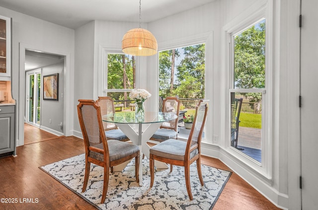 70 Dolphin Point Dr, Beaufort, SC 29907 - dining space featuring wood finished floors