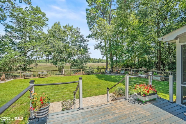 70 Dolphin Point Dr, Beaufort, SC 29907 - deck featuring a fenced backyard
