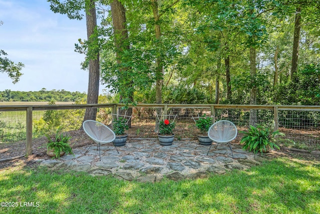 70 Dolphin Point Dr, Beaufort, SC 29907 - view of yard with a patio area