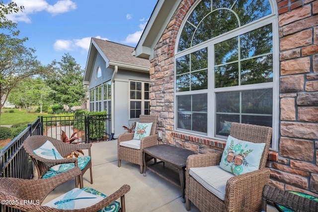 view of patio