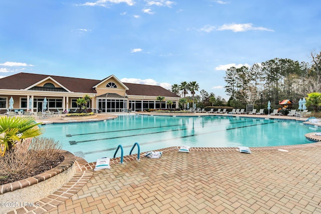 community pool featuring a patio