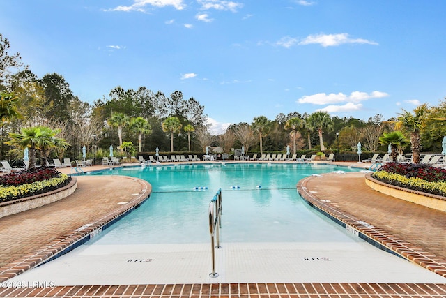 community pool featuring a patio