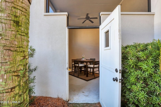 10 Abbey Row Unit 1A, Beaufort, SC 29906 - doorway to property featuring stucco siding