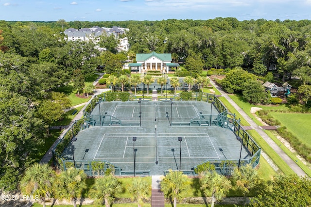 10 Abbey Row Unit 1A, Beaufort, SC 29906 - bird's eye view with a forest view