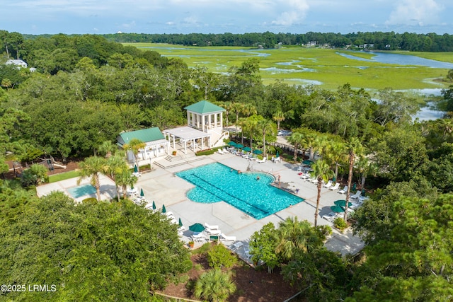 10 Abbey Row Unit 1A, Beaufort, SC 29906 - aerial view with a water view