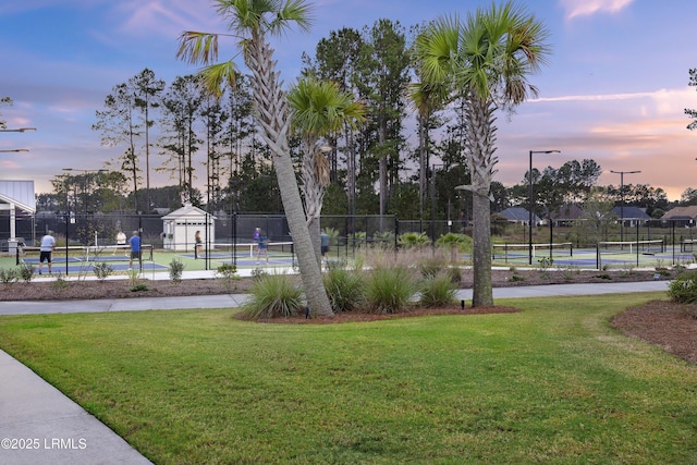 510 Dogwood Ln, Hardeeville, SC 29927 - surrounding community featuring a tennis court